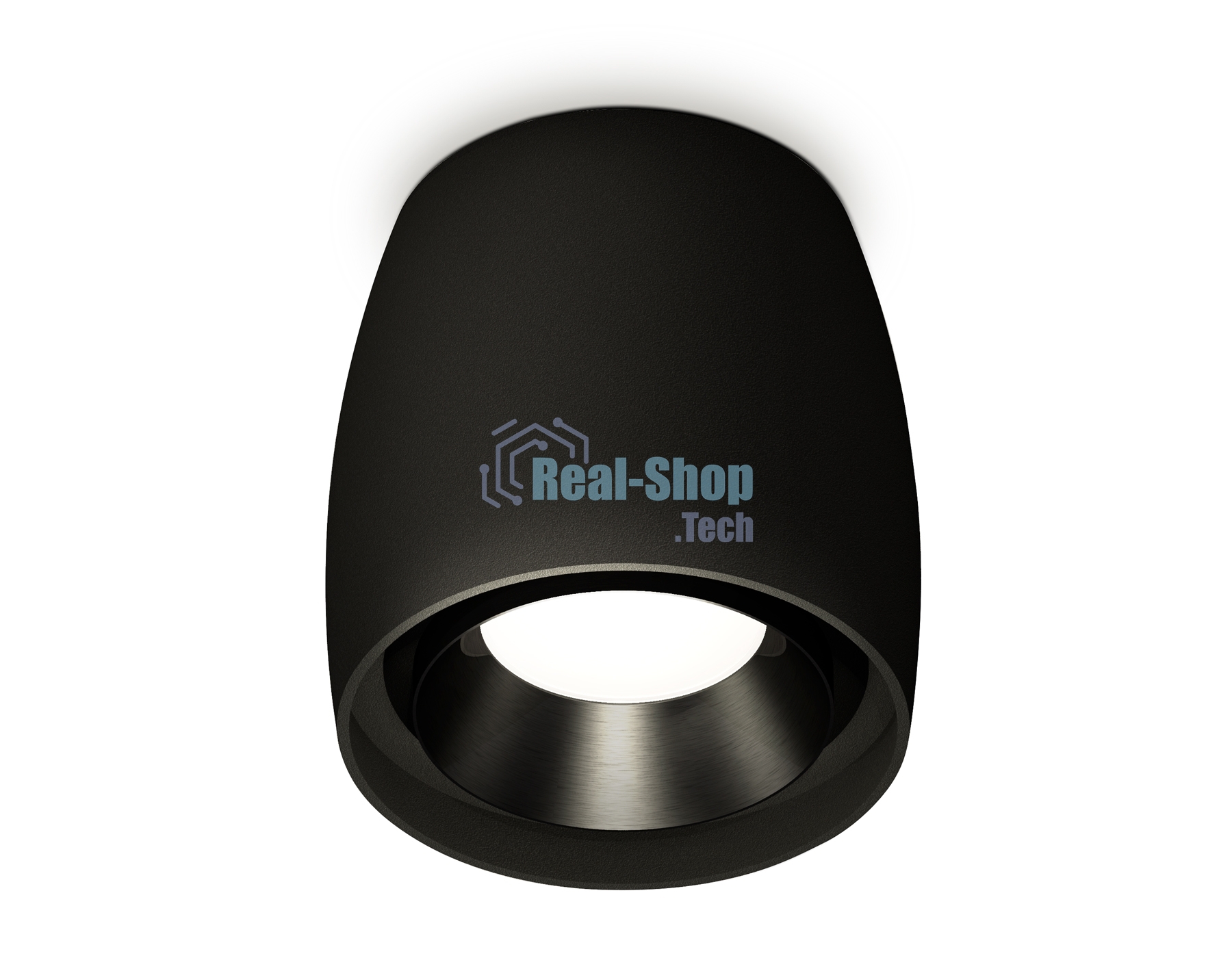Светильник Ambrella Light XS1142002 SBK/PBK черный песок/черный полированный MR16 GU5.3 (C1142, N7031)