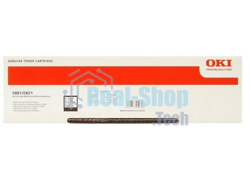 Картридж лазерный Oki C801/821 7К черный