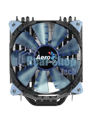 Кулер для процессора AeroCool/Formula Verkho 5 Dark черный, 120 мм, алюминий/медь, 2000 об/мин, 27 дБ, 4 pin, 150 Вт, 156.5 мм