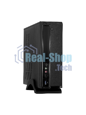 Компьютерный корпус Desktop ExeGate EX288781RUS MI-207U-350W-8 (miniITX/mATX, БП M350 с вент. 8см, 1*USB+1*USB 3.0, аудио, черный)
