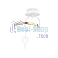 Светильник Ambrella light FL66422 WH/GD белый/золото 3000K/4200K/6400K 15W 240*220*347.7 (Без ПДУ)