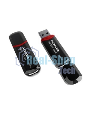 Флешка USB ADATA UV150 (AUV150-64G-RBK), 64Gb, USB 3.0, R/W 100/40, черный