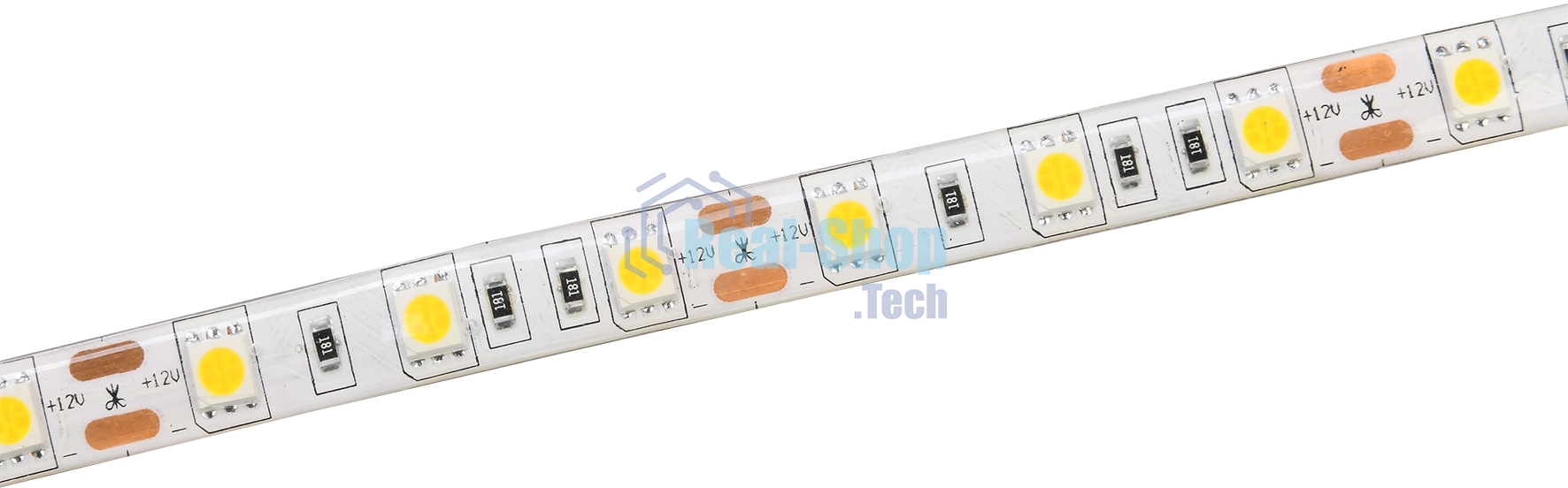 Лента светодиодная IEK LSR2-1-060-65-3-05 5м LSR-5050WW60-14,4-IP65-12В