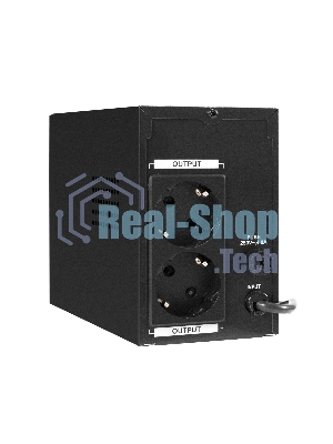 Источник бесперебойного питания ExeGate Power Smart ULB-500.LCD.AVR.2SH 500VA/300W, LCD, AVR, 2*Schuko, металлический корпус, черный