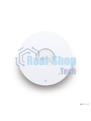 Потолочная точка доступа TP-Link EAP653 AX3000 Ceiling Mount Dual-Band Wi-Fi 6 Access Point, 1 1Gbps RJ45 Port, 574Mbps at2.4 GHz + 2402 Mbps at 5 GHz, 802.3at POE, 2 Internal Antennas