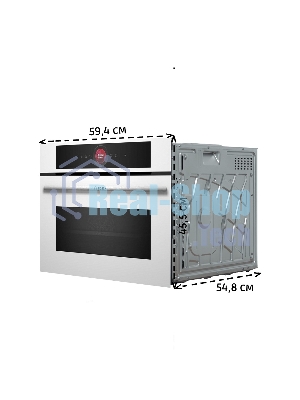 Встраиваемый духовой шкаф электрический Bosch CMG7241W1 белый
