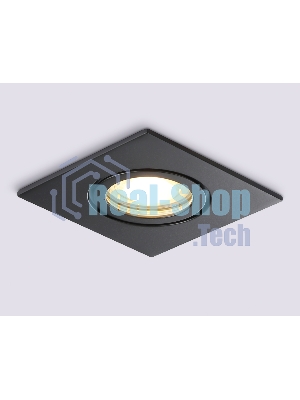 Светильник Ambrella light TN1161 BK черный  IP44 GU5.3 85*85*28