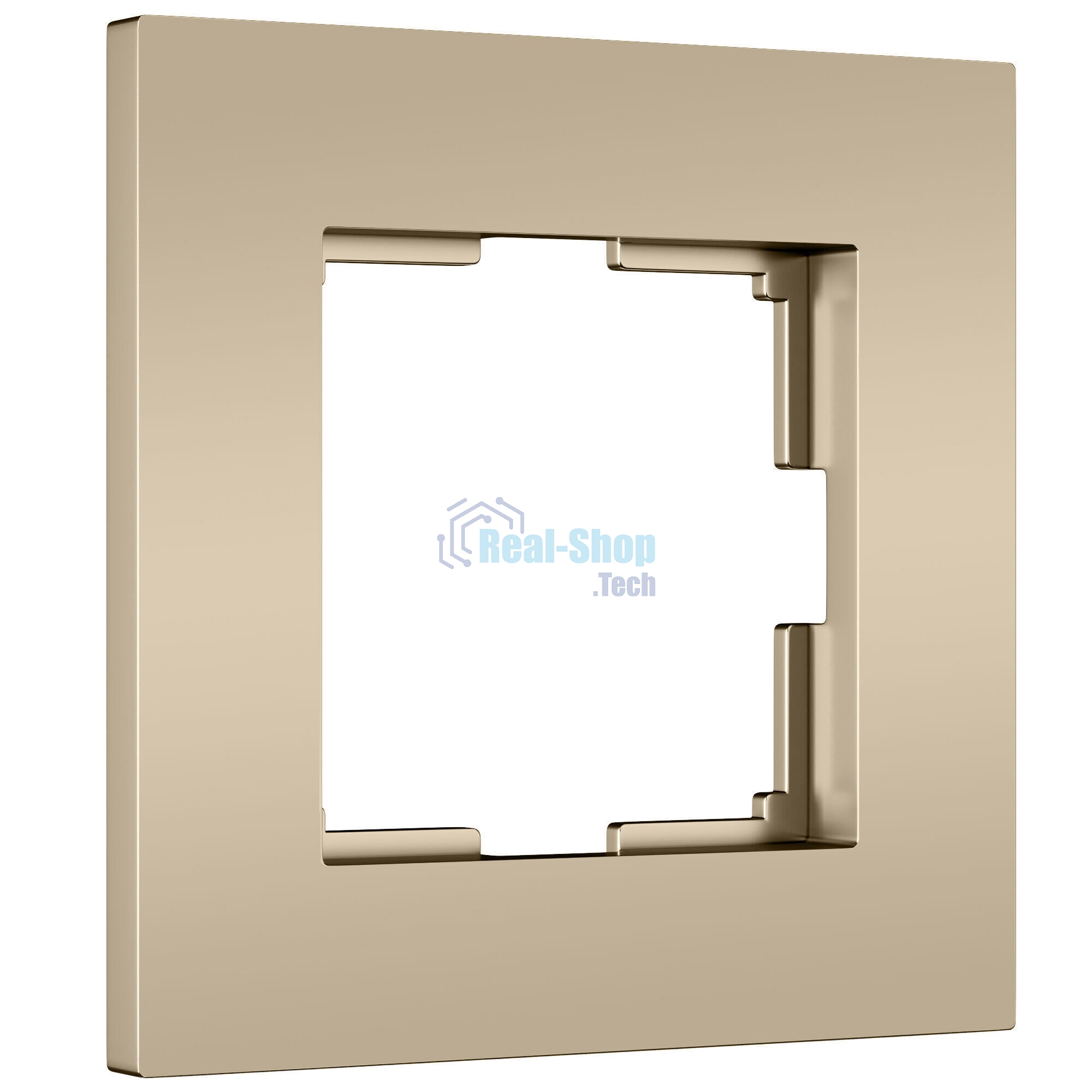Рамка на 1 пост Slab (шампань софт) W0012911