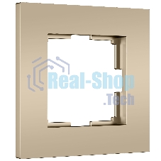 Рамка на 1 пост Slab (шампань софт) W0012911