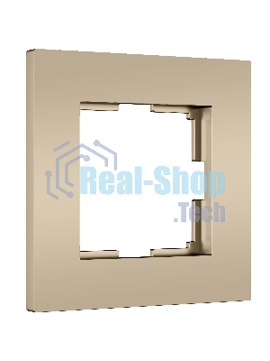 Рамка на 1 пост Slab (шампань софт) W0012911