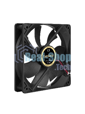 Вентилятор для корпуса ExeGate EX12025SM черный, 120 мм, 1500 об/мин, 24 дБ, Molex