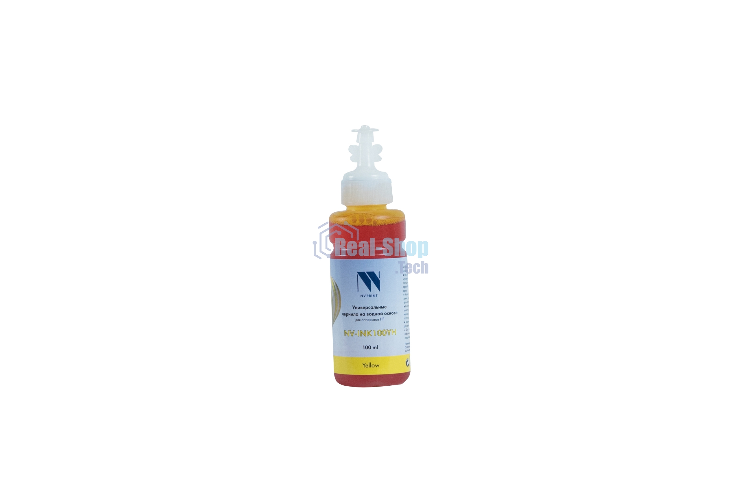 Чернила NVPrint NV-INK100 Yellow универсальные на водной основе для аппаратов HP (100 мл) (Китай)