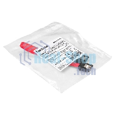 Кабель SATA ExeGate EX-CC-SATADATA-0.3L (7pin/7pin, металлические защелки, 0,3м)