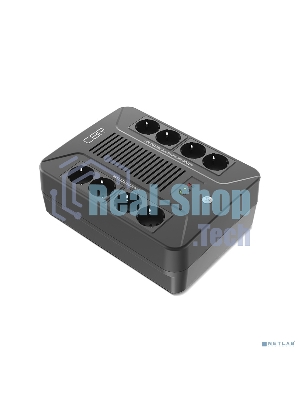Источник бесперебойного питания CBR UPS-OFB-101E-650/650 ВА/390 Вт/8xSchuko CEE 7