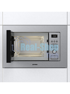 Микроволновая печь встраиваемая Gorenje BMI201AG1X нержавеющая сталь, 20 л, 800 Вт, переключатели - поворотный механизм/кнопки