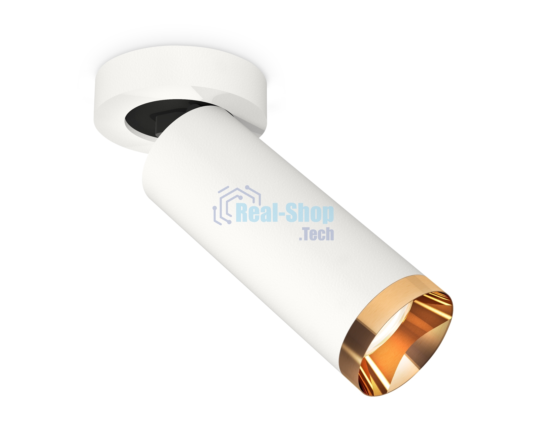 Светильник Ambrella Light XM6342204 SWH/PYG белый песок/золото желтое полированное MR16 GU5.3 (A2228, C6342, N6134)