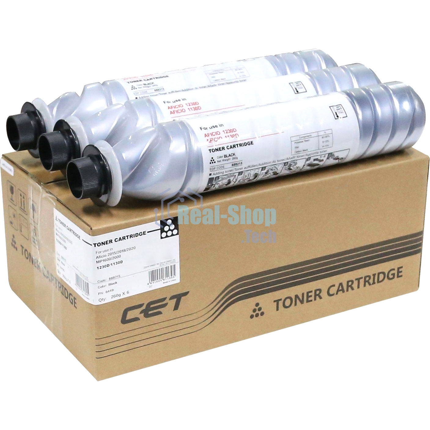 Картридж лазерный (SD3) 885094 для RICOH Aficio 2015/2018/2020/MP1600/MP2000 CET, 260г, 9000 стр., CET6449