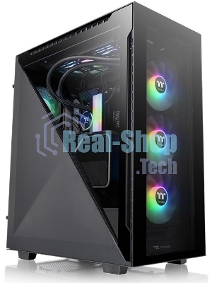 Компьютерный корпус Thermaltake Divider 500 TG ARGb CA-1T4-00M1WN-01 Black/Win/SPCC/Tempered Glass*4/120мм ARGb Fan*3/120мм Standard Fan*1 (527880)