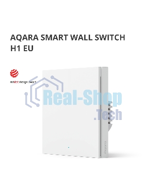 Выключатель умный Aqara Smart wall switch H1 ((with neutral, single rocker) WS-EUK03