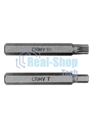 Набор бит Stels HEX, TORX, SPLINE, шестигранный хвостовик 3/8