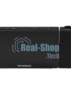 Радиочасы Soundmax SM-1533(черный с белым)