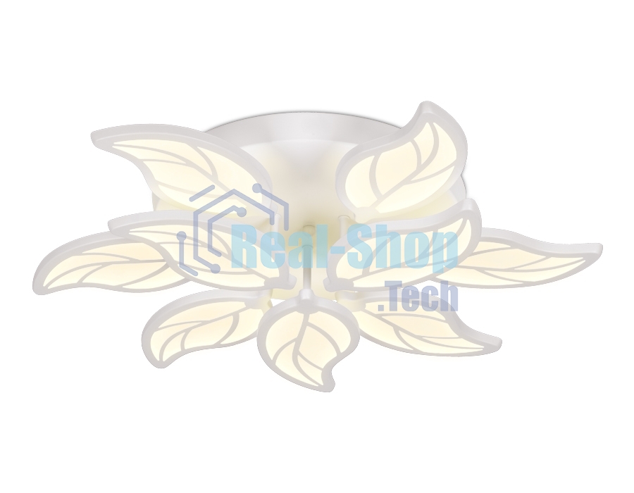 Потолочный светодиодный светильник FA460/6+3 WH белый 135W 670*590*120 (ПДУ РАДИО 2.4)