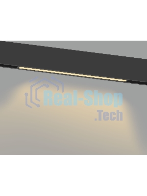 Трековый светильник GL2325 BK черный IP20 20W 3CCT 3000-6400K 48V 400*10*37