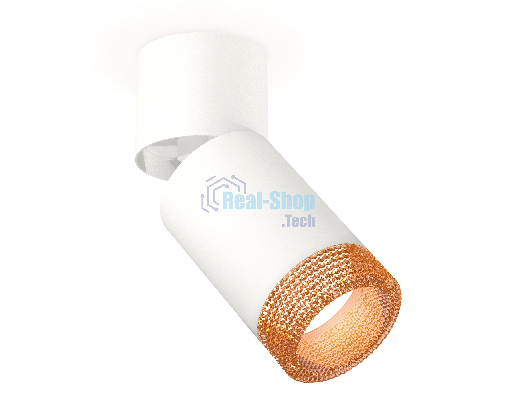 Комплект накладного поворотного светильника Ambrella light XM6312064 SWH/WH/CF белый песок/белый/кофе MR16 GU5.3 (A2220, C6312, N6154)