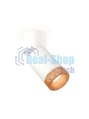 Комплект накладного поворотного светильника Ambrella light XM6312064 SWH/WH/CF белый песок/белый/кофе MR16 GU5.3 (A2220, C6312, N6154)