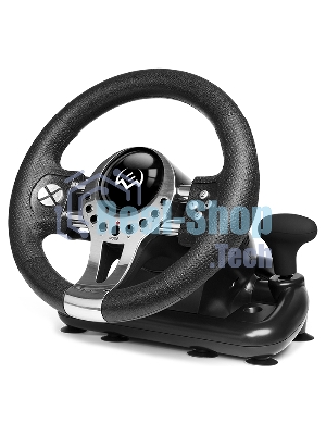 Руль SVEN GC-W700 (педали, вибро, скоба, лепестки, АКПП, D-pad, 12 кл, резин. вставки, PC/Xinput)