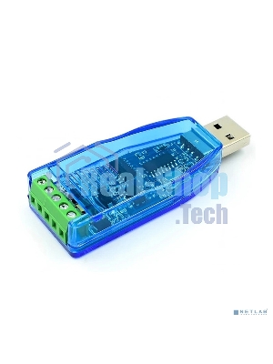 Адаптер ORIENT UAS-105 USB Am to RS485, винтовой разъем 5 конт. (WCH CH340, поддерж.Win 8.x/10) (31328)