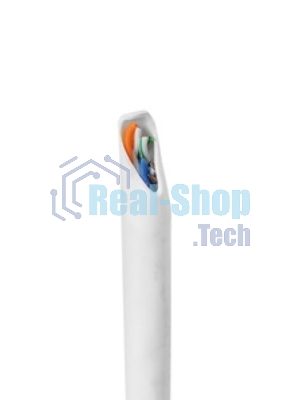 Кабель информационный Lanmaster LAN-5EUTP-PT-LSZH-WH кат.5E UTP 4 пары 24AWG LSZH внутренний 305м белый
