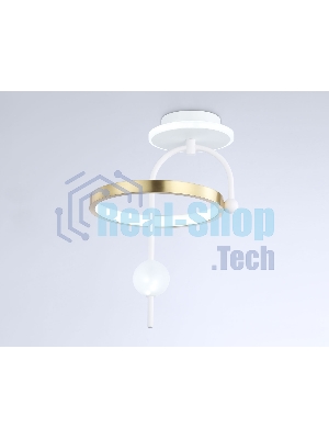 Светильник Ambrella light FL66422 WH/GD белый/золото 3000K/4200K/6400K 15W 240*220*347.7 (Без ПДУ)