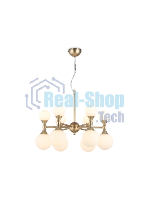 Люстра Ambrella light LH51050/12 GD/FR золото/белый матовый G9*12 max 28W D550*450