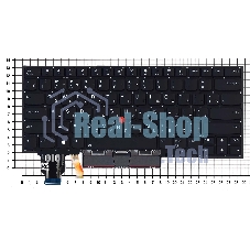 Клавиатура для ноутбука Lenovo ThinkPad X1 carbon Gen 7 2019 черная с подсветкой