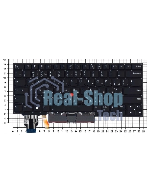 Клавиатура для ноутбука Lenovo ThinkPad X1 carbon Gen 7 2019 черная с подсветкой