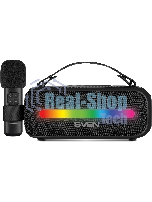 Колонка портативная SVEN PS-255 черный 12W 1.0 BT 3600mAh