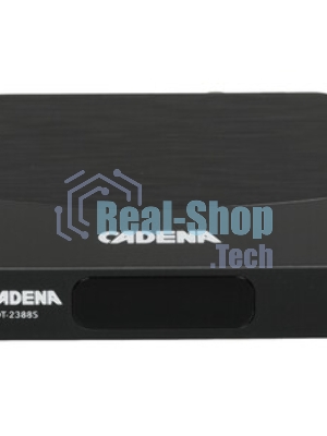 Приставка для цифрового ТВ Cadena CDT-2388S черный, DVB-T2, DVB-T, HDMI, USB 2.0