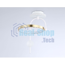 Светильник Ambrella light FL66422 WH/GD белый/золото 3000K/4200K/6400K 15W 240*220*347.7 (Без ПДУ)