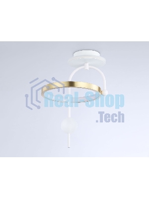 Светильник Ambrella light FL66422 WH/GD белый/золото 3000K/4200K/6400K 15W 240*220*347.7 (Без ПДУ)