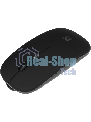 Мышь беспроводная Defender Touch MM-997 черный, 1600 dpi, радиоканал, Bluetooth, USB, кнопки - 4