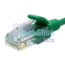 Патч-корд Suprlan 10-0156 UTP RJ-45 вил.-вилка RJ-45 cat.5e 0.5м зеленый LSZH 24AWG