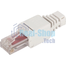Коннектор Lanmaster LAN-TMP-U6A-WH полев.RJ45 кат.6A UTP бел. (упак.:1шт)
