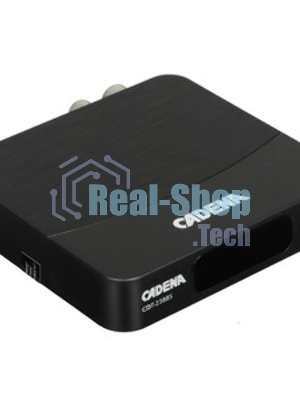 Приставка для цифрового ТВ Cadena CDT-2388S черный, DVB-T2, DVB-T, HDMI, USB 2.0