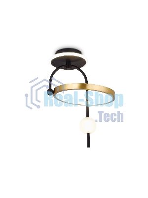 Светильник Ambrella light FL66424 BK/GD черный/золото 3000K/4200K/6400K 15W 240*220*347.7 (Без ПДУ)