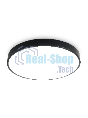 Потолочный светодиодный светильник Ambrella light FZ1207 BK черный IP54 40.5W 5000K D450*60 (без ПДУ)