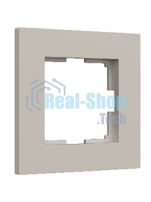 Рамка на 1 пост Slab (дымчатый софт) W0012917