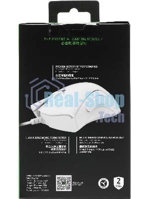 Мышь проводная Razer DeathAdder Essential белый, 6400 dpi, USB, кнопки - 5