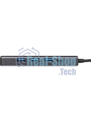 USB-концентратор CUDY UH605, USB Type-C, USB + RJ-45, USB Type-C