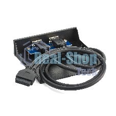 Планка USB на переднюю панель ExeGate U3H-615, 3,5